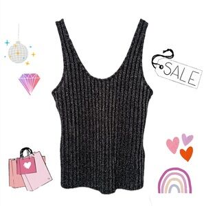 F21 sparkly tank top